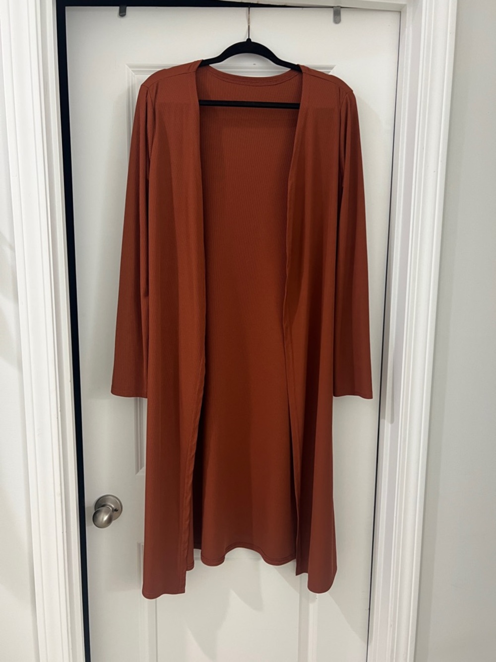 Open-Front Long Cardigan
